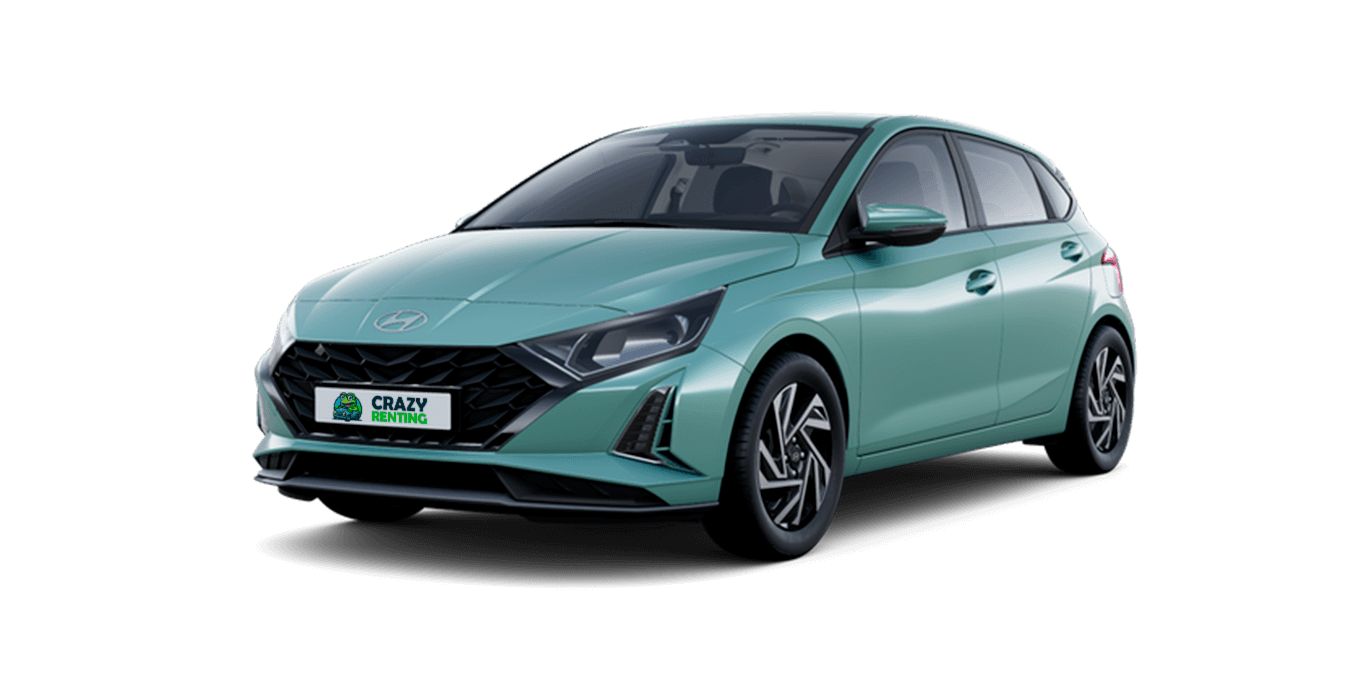 Hyundai i20 1.0 TGDI Klass MY25 1 Hyundai i20 1.0 T GDi 100CV 6MT Klass MY25 principal sin fondo crazy 1 | Crazy Renting