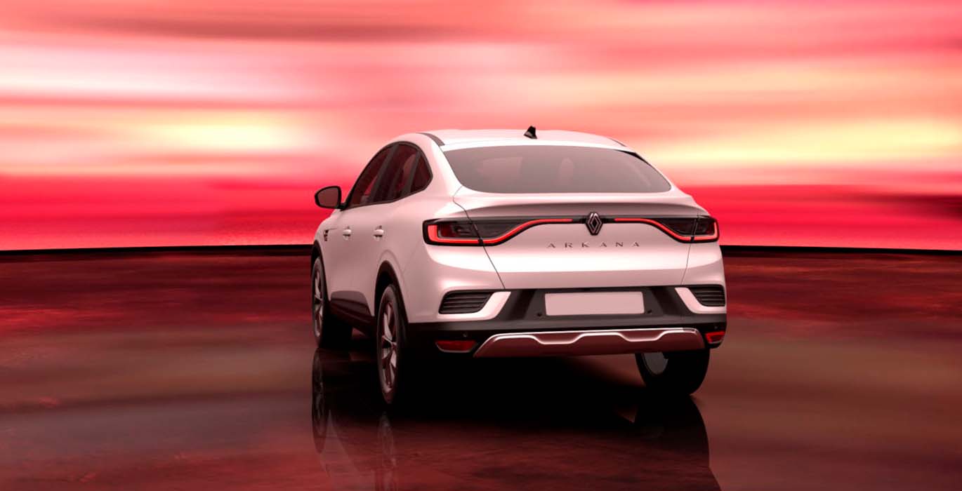 Renault Arkana Evolution TCe Mild Hybrid 3 Renault Arkana Evolution TCe Mild Hybrid trasera | Crazy Renting