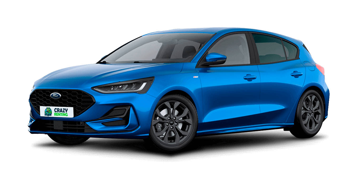 FORD Focus ST Line X 1.0 EcoBoost MHEV 1 FORD Focus ST Line X 1.0 EcoBoost MHEV sin fondo principal crazy | Crazy Renting