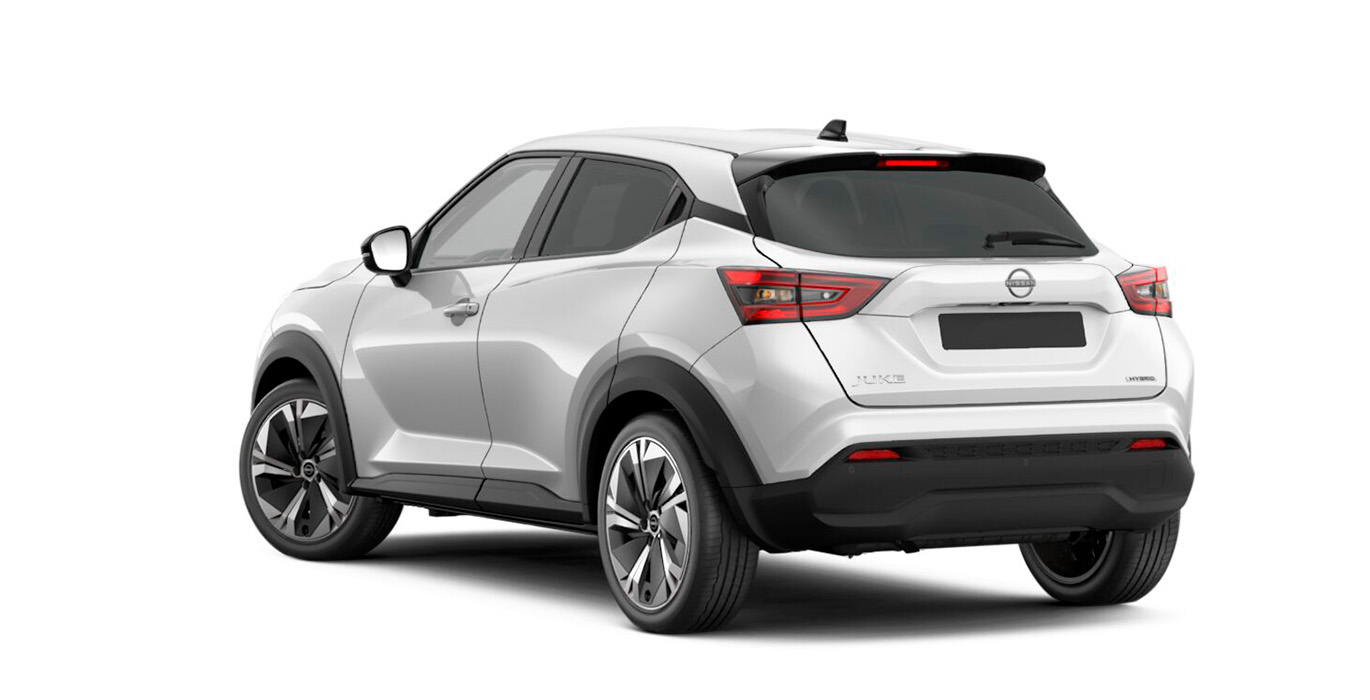 Nissan Juke N Connecta Hybrid exterior trasera | Crazy Renting