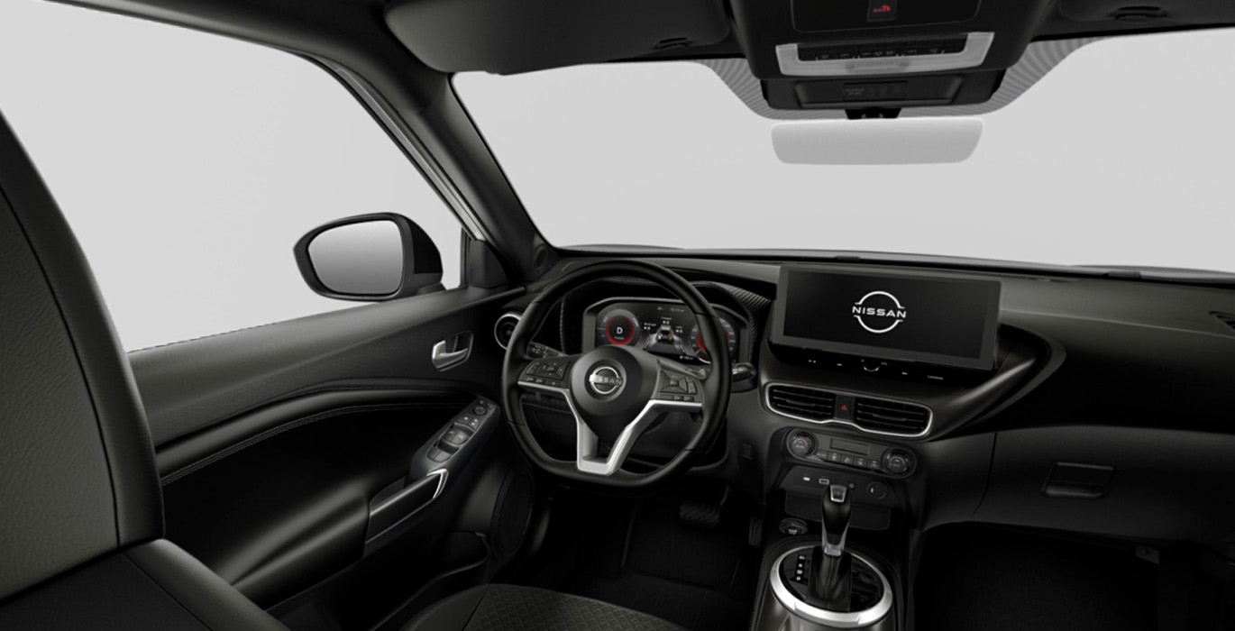 Nissan Juke N Connecta Hybrid interior delantera | Crazy Renting