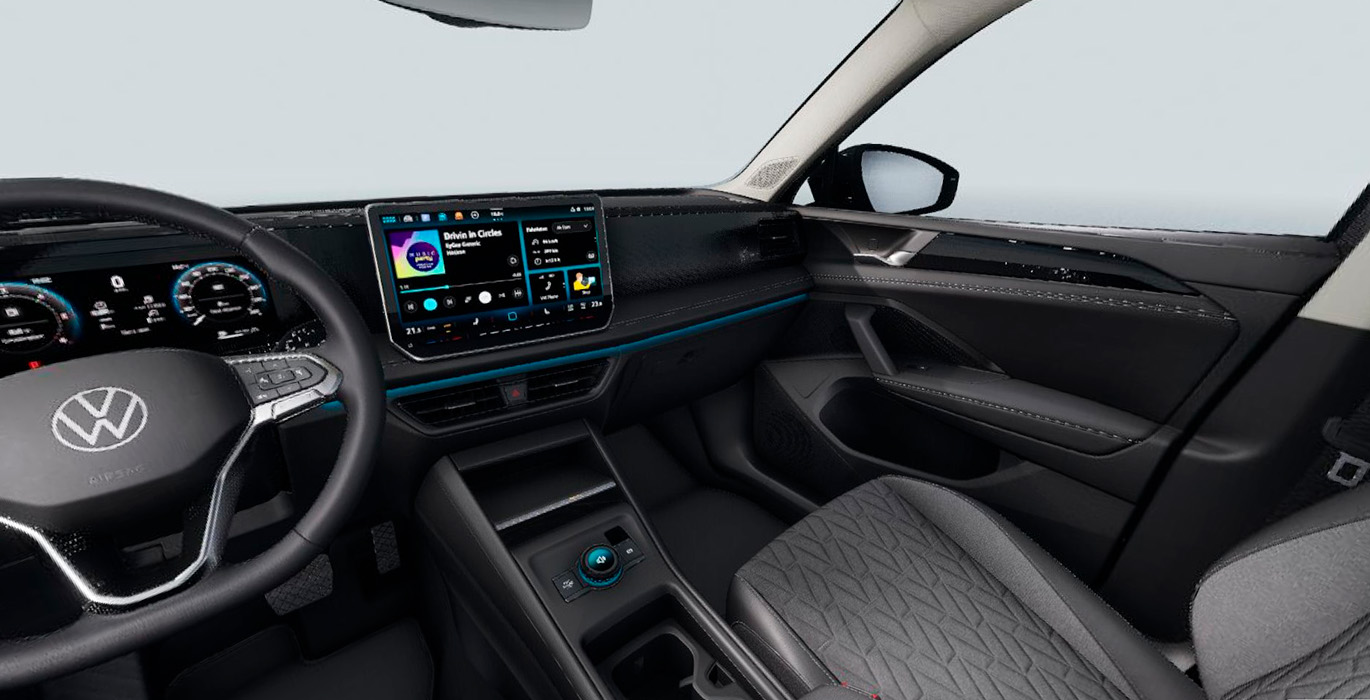Volkswagen Tiguan Life 2.0 TDI DSG interior delantera II | Crazy Renting