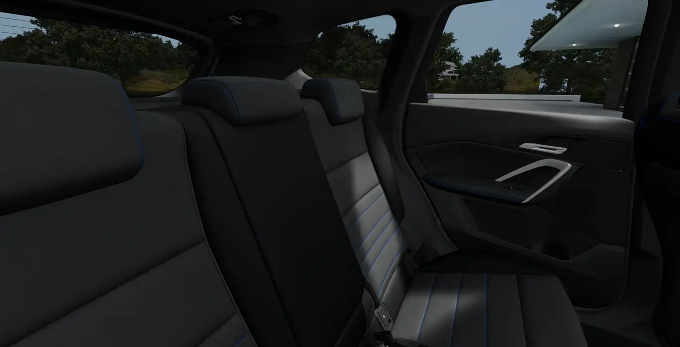 BMW X1 sDrive18d 6 BMW X1 sDrive18d interior trasera | Crazy Renting