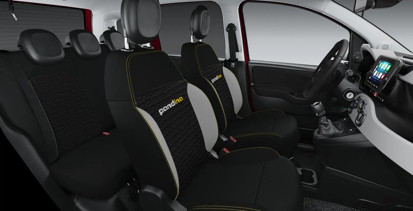 FIAT Panda Pandina 1.0 Hybrid 51kW 5 FIAT Panda Pandina 1.0 Hybrid 51kW interior trasera | Crazy Renting
