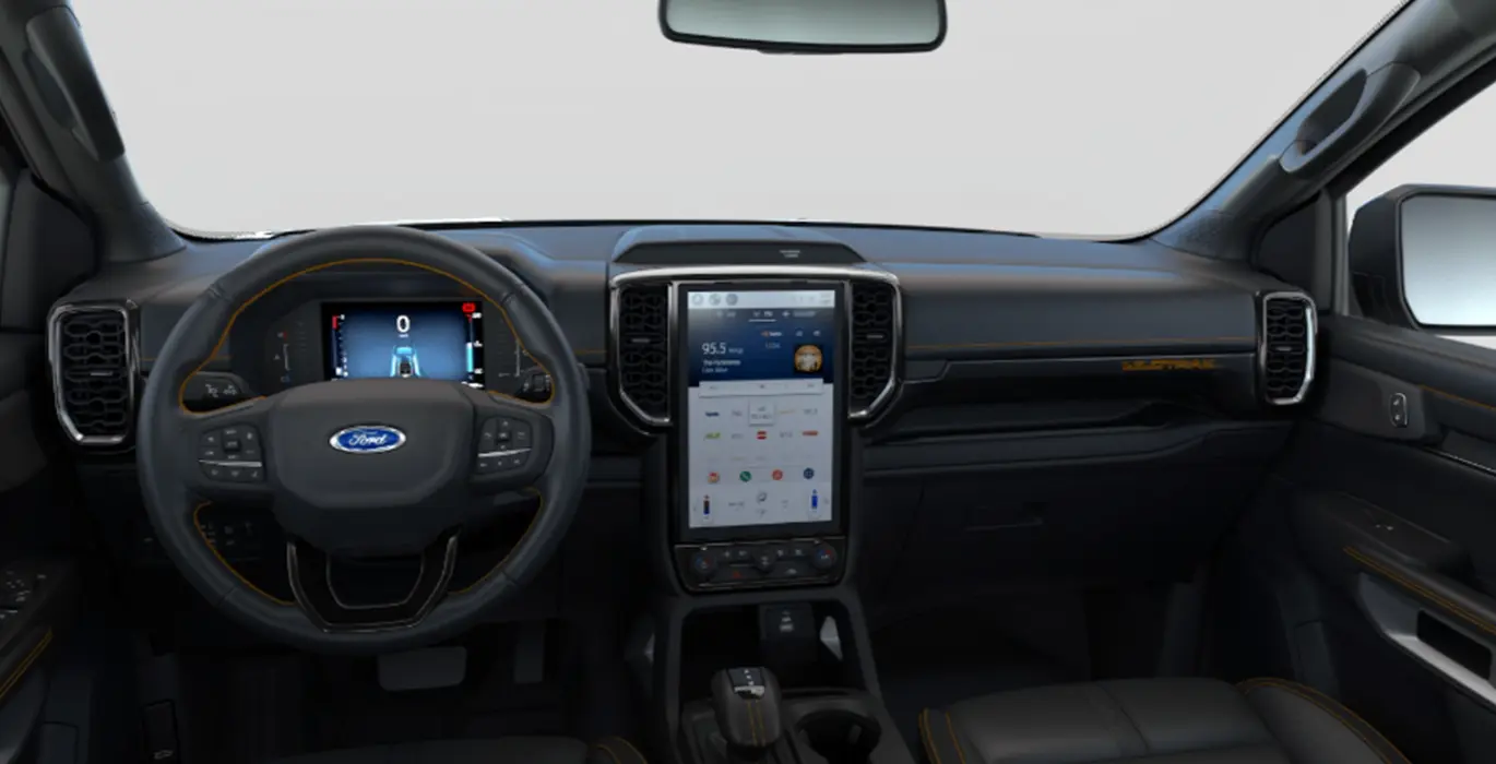 FORD Ranger Wildtrack 2.0 EcoBlue 151kW e AWD interior delantera | Crazy Renting