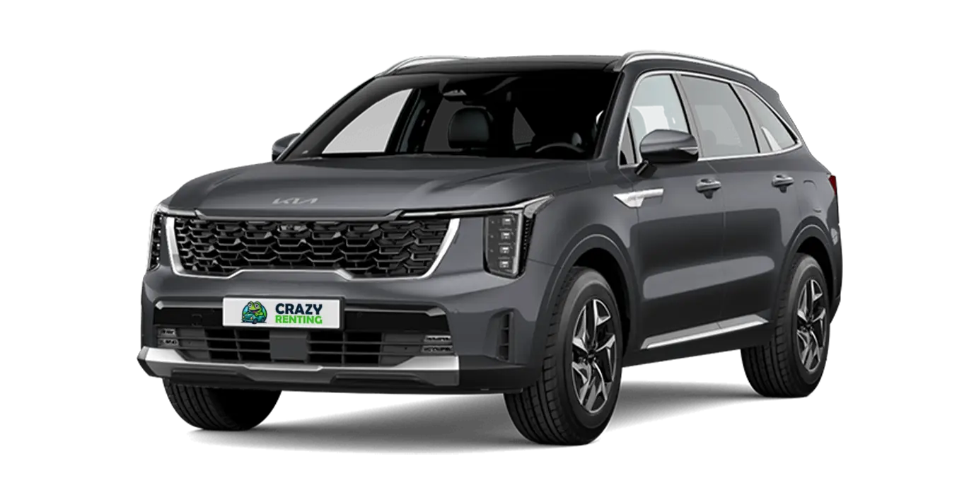 KIA Sorento 1.6 T-GDi HEV Drive 4x2 1 KIA Sorento 1.6 T GDi HEV Drive 4x2 sin fondo principal crazy 1 | Crazy Renting