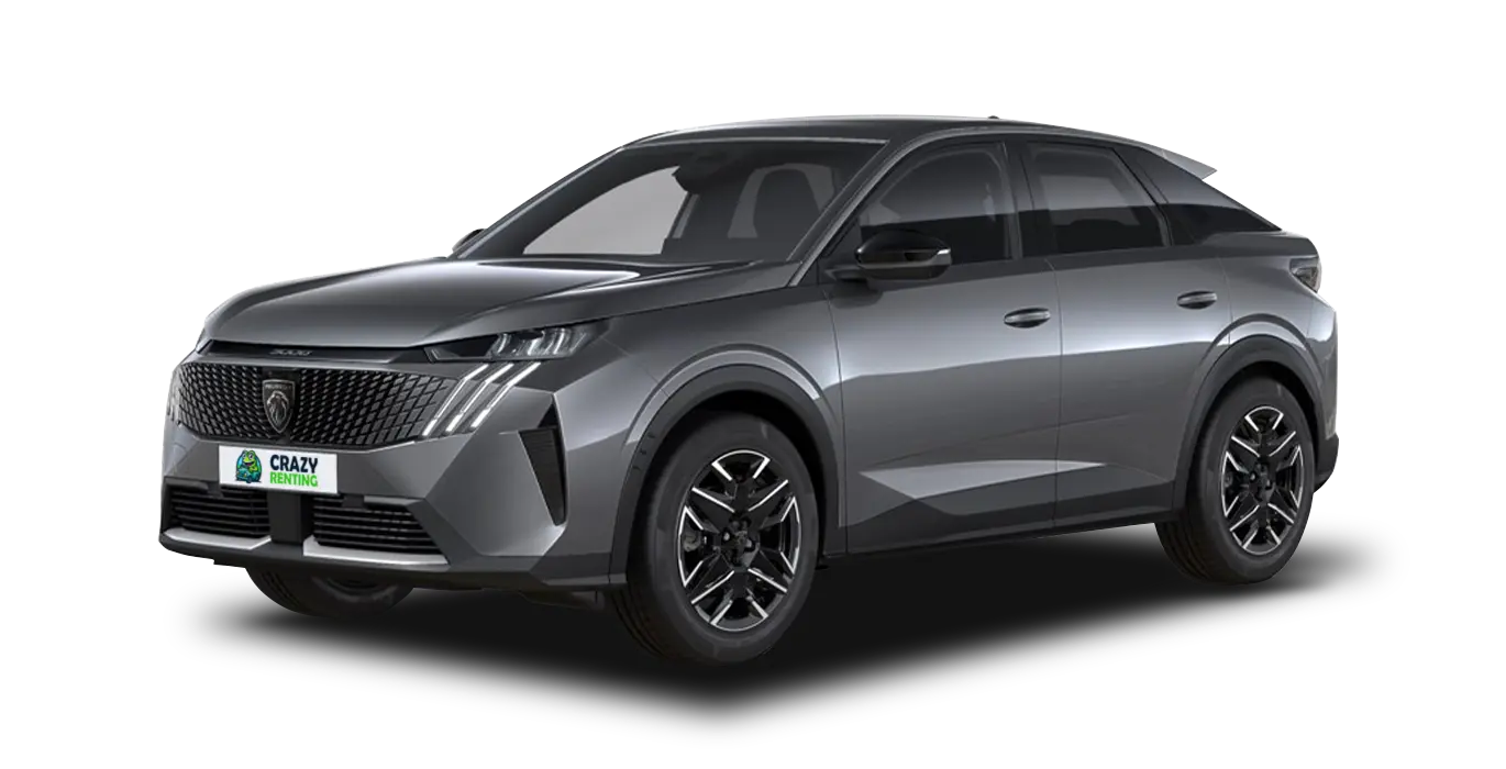 Peugeot 3008 Hybrid 1.2 107kW Allure 1 Peugeot 3008 Hybrid 1.2 100kW Allure sin fondo principal crazy | Crazy Renting