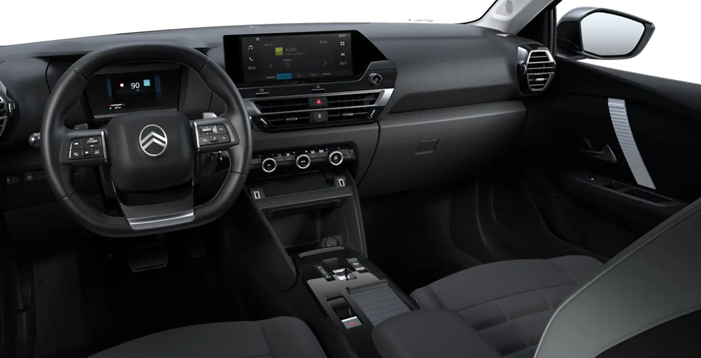 CITROEN C4 Hybrid Plus interior delantera | Crazy Renting