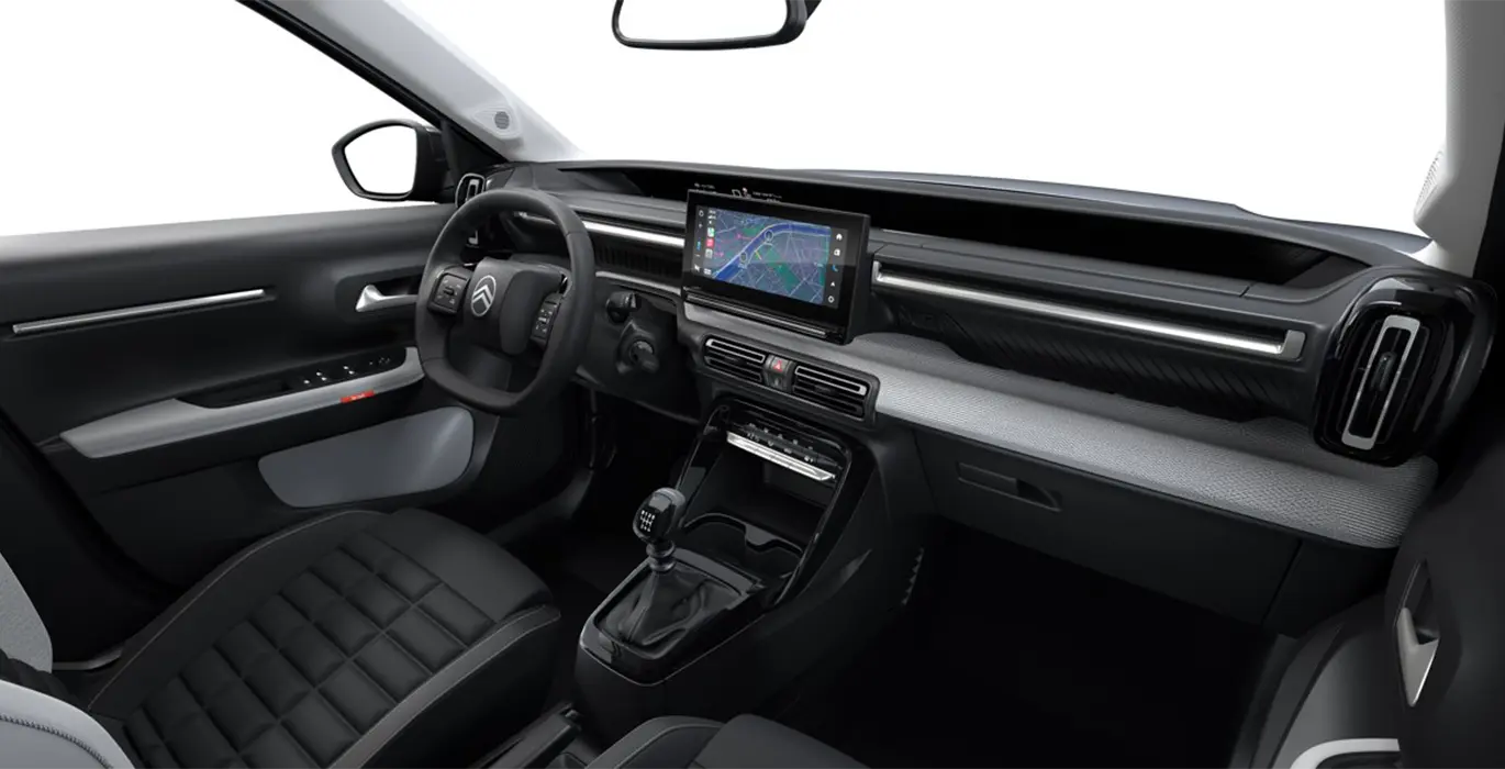 Citroen C3 Turbo 100 Max 5 Citroen C3 Turbo 100 Max interior delantera II | Crazy Renting