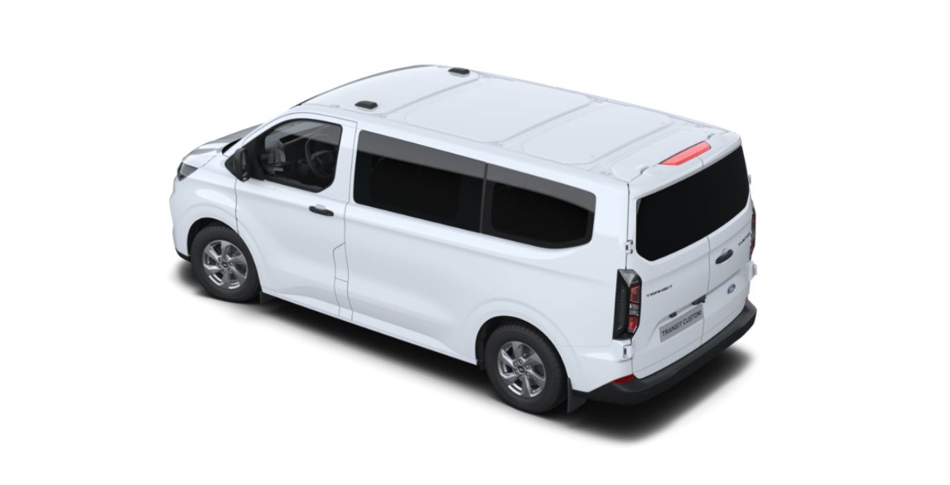 Ford Transit Custom Kombi 2.0 EcoBlue 150Cv 320 L1 Trend M1 II 2 Ford Transit Custom Kombi 2.0 EcoBlue 150 320 L1 Trend M1 trasera | Crazy Renting