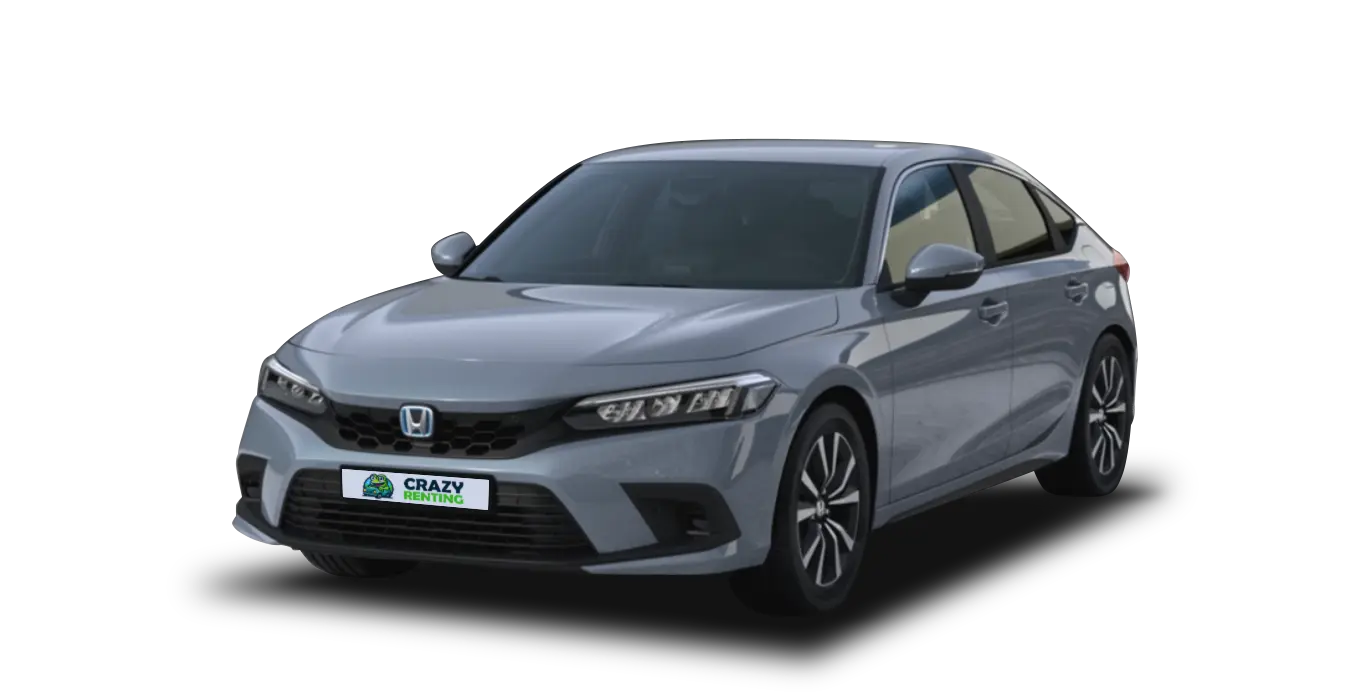 Honda Civic 2.0 i-MMD Elegance CVT 1 Honda Civic 2.0 i MMD Elegance CVT sin fondo principal crazy | Crazy Renting