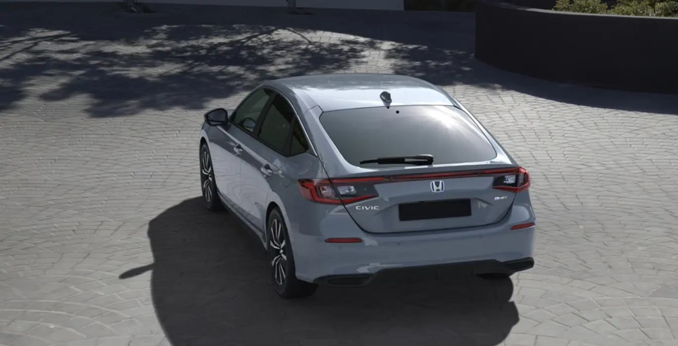Honda Civic 2.0 i-MMD Elegance CVT 2 Honda Civic 2.0 i MMD Elegance CVT trasera | Crazy Renting