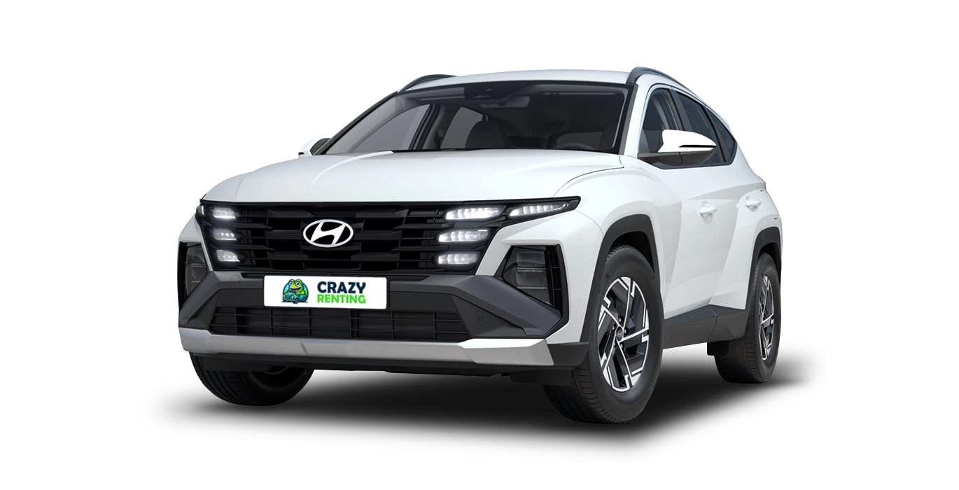 Hyundai Tucson 1.6 CRDi Híbrido Maxx 1 Hyundai Tucson 1.6 CRDi Hibrido Maxx sin fondo principal crazy | Crazy Renting