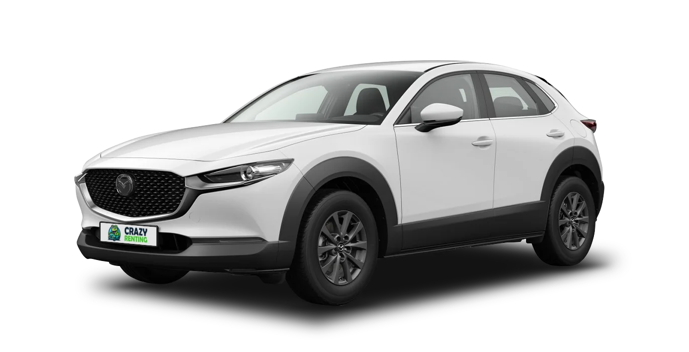 Mazda CX 30 2.5L e-SkyAct G MHEV 103kW Prime-Line 1 Mazda CX 30 2.5L e SkyAct G MHEV 103kW Prime Line sin fondo principal crazy | Crazy Renting