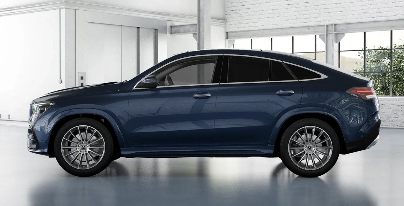 Mercedes Benz GLE 300d 4MATIC Coupe lateral | Crazy Renting