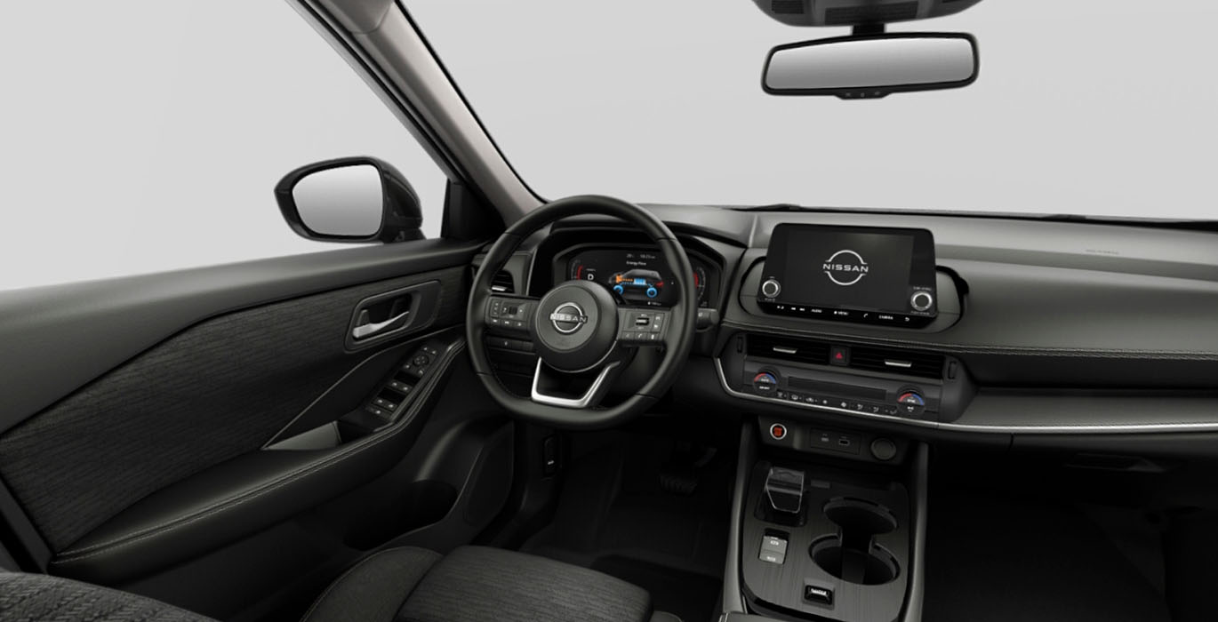 Nissan X Trail 1.5 E Power 204CV Acenta interior delantera | Crazy Renting