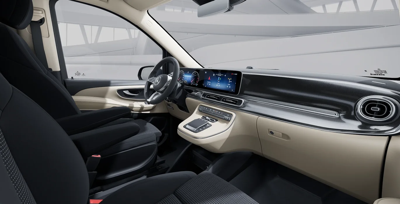 Mercedes Benz Clase V Marco Polo 300d interior delantera II | Crazy Renting
