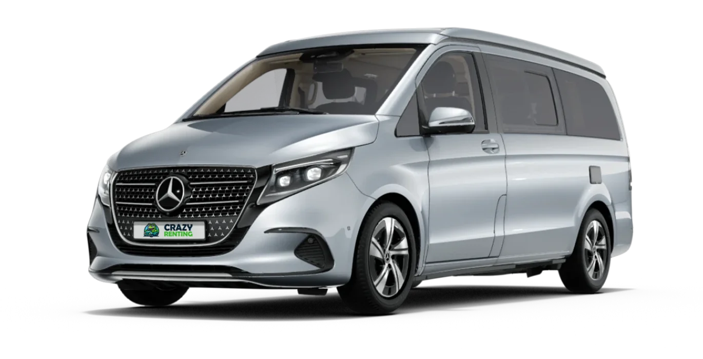 Mercedes Benz Clase V Marco Polo 300d sin fondo principal crazy | Crazy Renting