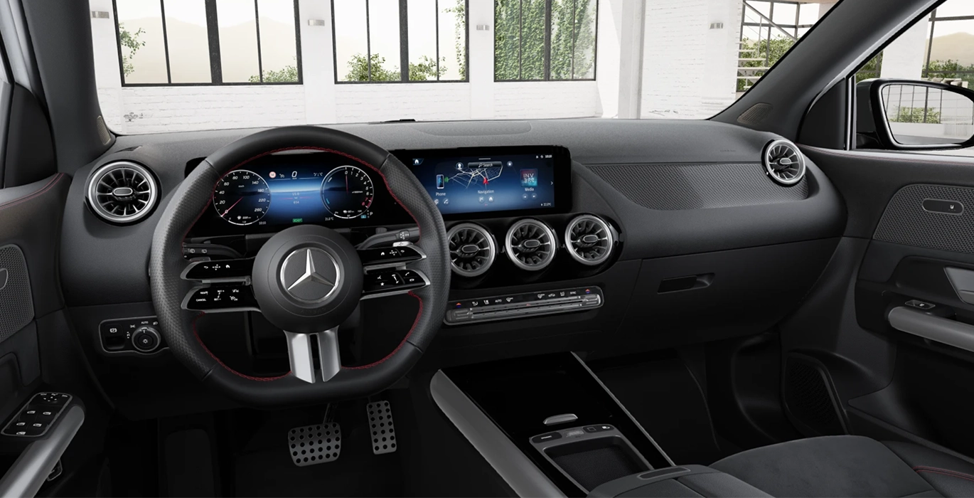 Mercedes Benz GLA 250e Tecnologia Hibrida EQ interior delantera | Crazy Renting