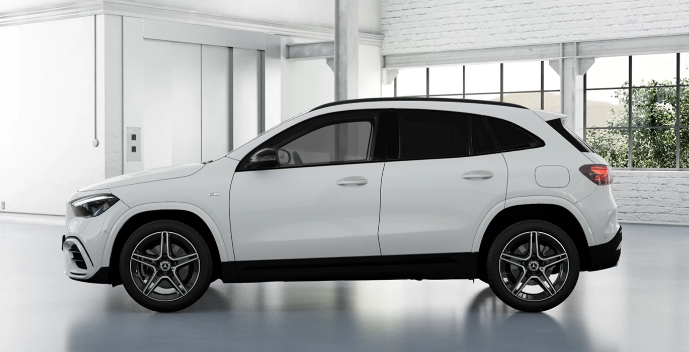 Mercedes Benz GLA 250e Tecnologia Hibrida EQ lateral | Crazy Renting