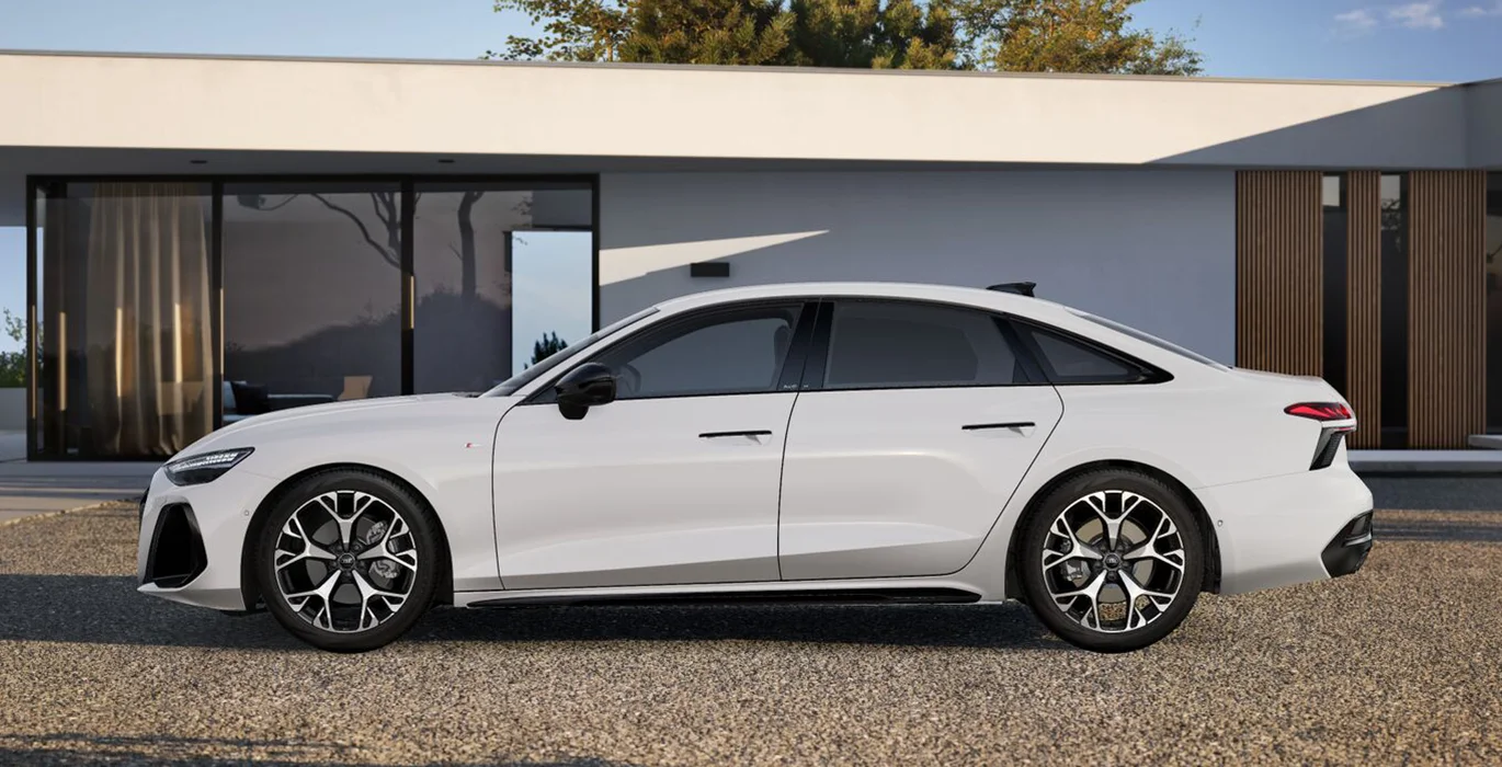 AUDI A6 TDI 150kW (204CV) S Tronic Black Line 3 AUDI A6 TDI 150kW 204CV S Tronic Black Line lateral | Crazy Renting