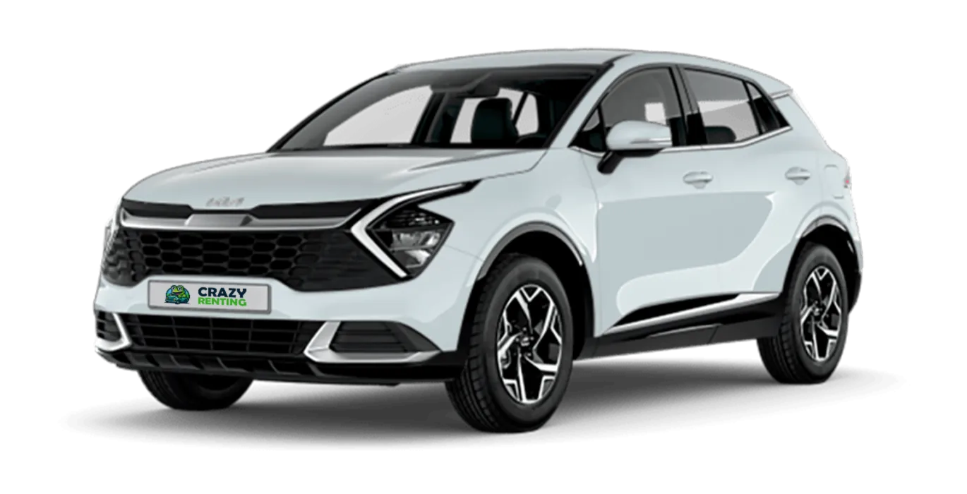 KIA Sportage 1.6 T-GDI HEV 158kW (215CV) Drive 4x2 1 KIA Sportage 1.6 T GDI HEV 158kW 215CV Drive 4×2 sin fondo principal crazy | Crazy Renting