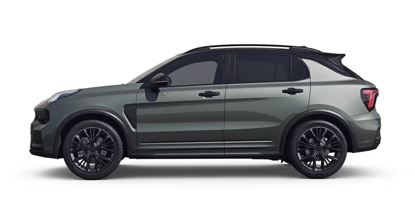 Lynk & Co 01 More 1.5 PHEV 3 Lynk Co 01 More 1.5 PHEV lateral verde | Crazy Renting