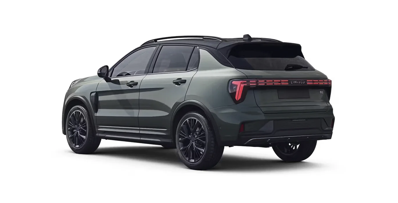 Lynk & Co 01 More 1.5 PHEV 2 Lynk Co 01 More 1.5 PHEV trasera verde | Crazy Renting