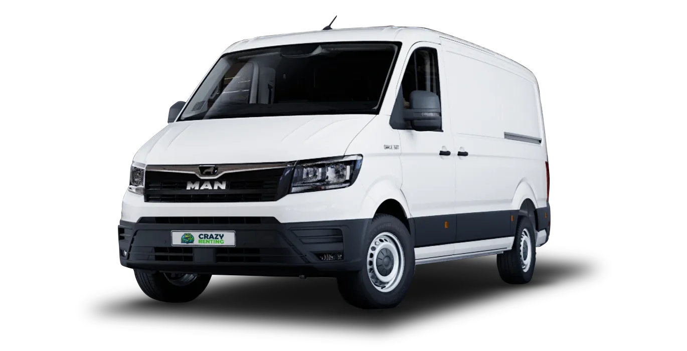 MAN TGE Furgón FWD SW 8 AT 1 MAN TGE Furgon FWD SW 8 AT. sin fondo principal crazy 1 | Crazy Renting
