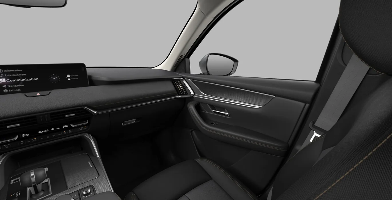 MAZDA CX-80 e-Skyactiv D MHEV Exclusive-Line Plus 5 MAZDA CX 80 e Skyactiv D MHEV Exclusive Line Plus interior delantera II | Crazy Renting