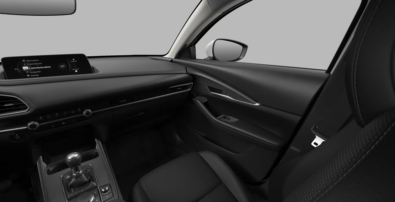 Mazda CX 30 2.5L e SkyAct G MHEV 103kW Prime Line interior delantera II | Crazy Renting