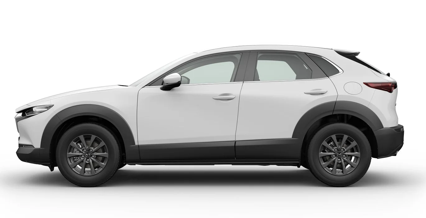 Mazda CX 30 2.5L e SkyAct G MHEV 103kW Prime Line lateral | Crazy Renting