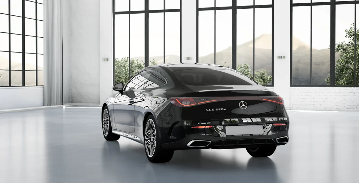 Mercedes Benz CLE 220d Coupé 2 Mercedes Benz CLE 220d Coupe trasera | Crazy Renting