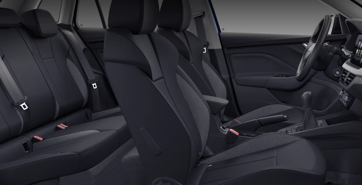 Skoda Kamiq Selection 1.0 TSI 95cv interior trasera | Crazy Renting