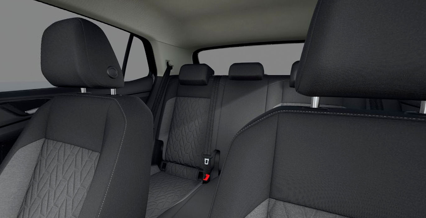 VOLKSWAGEN T-CROSS MÁS 1.0TSI 85KW 115CV 6 VOLKSWAGEN T CROSS MAS 1.0TSI 85KW 115CV interior trasera | Crazy Renting