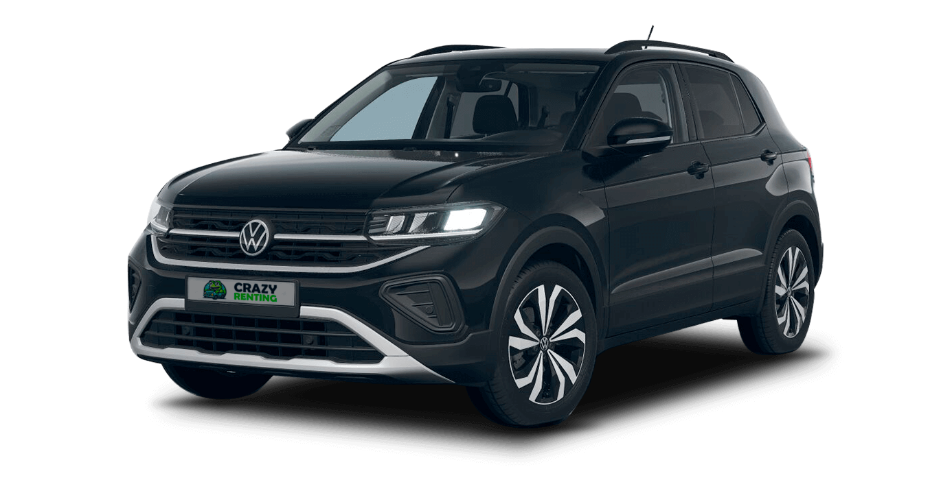 VOLKSWAGEN T-CROSS MÁS 1.0TSI 85KW 115CV 1 VOLKSWAGEN T CROSS MAS 1.0TSI 85KW 115CV sin fondo principal crazy | Crazy Renting