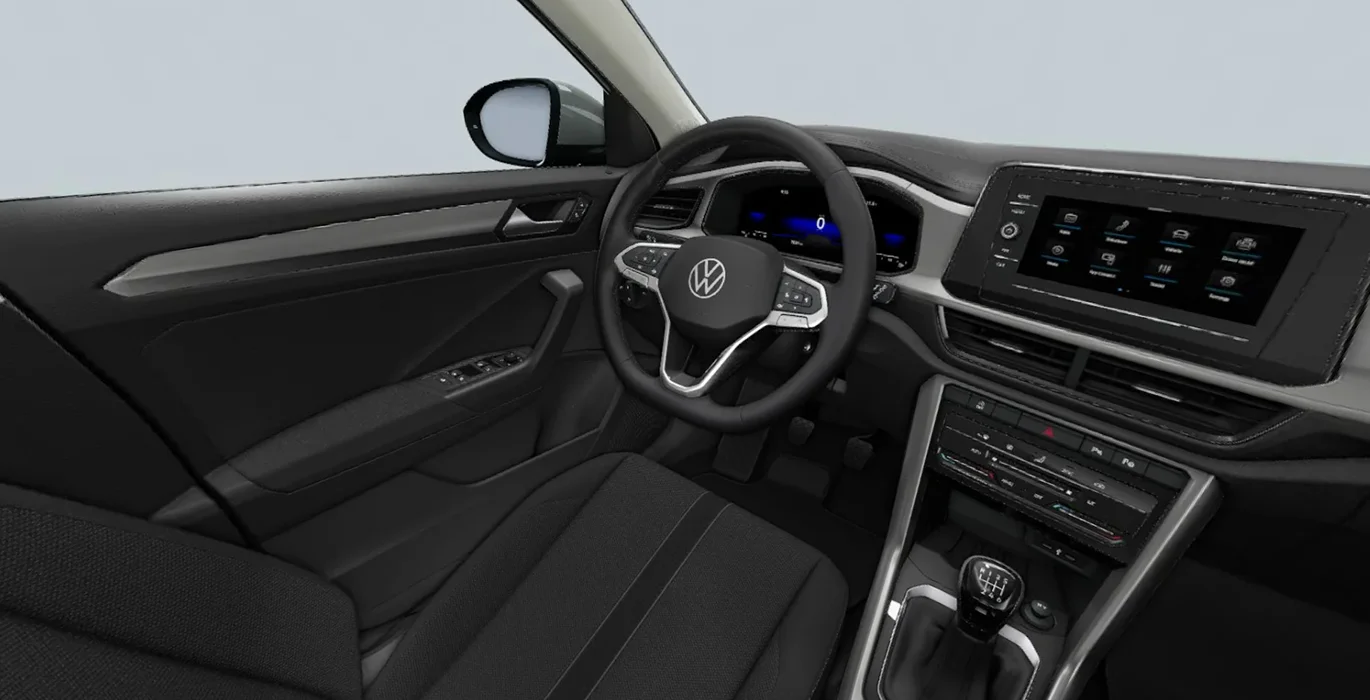 VOLKSWAGEN T Roc Mas 1.5 TSI DSG 7vel.1 interior delantera | Crazy Renting