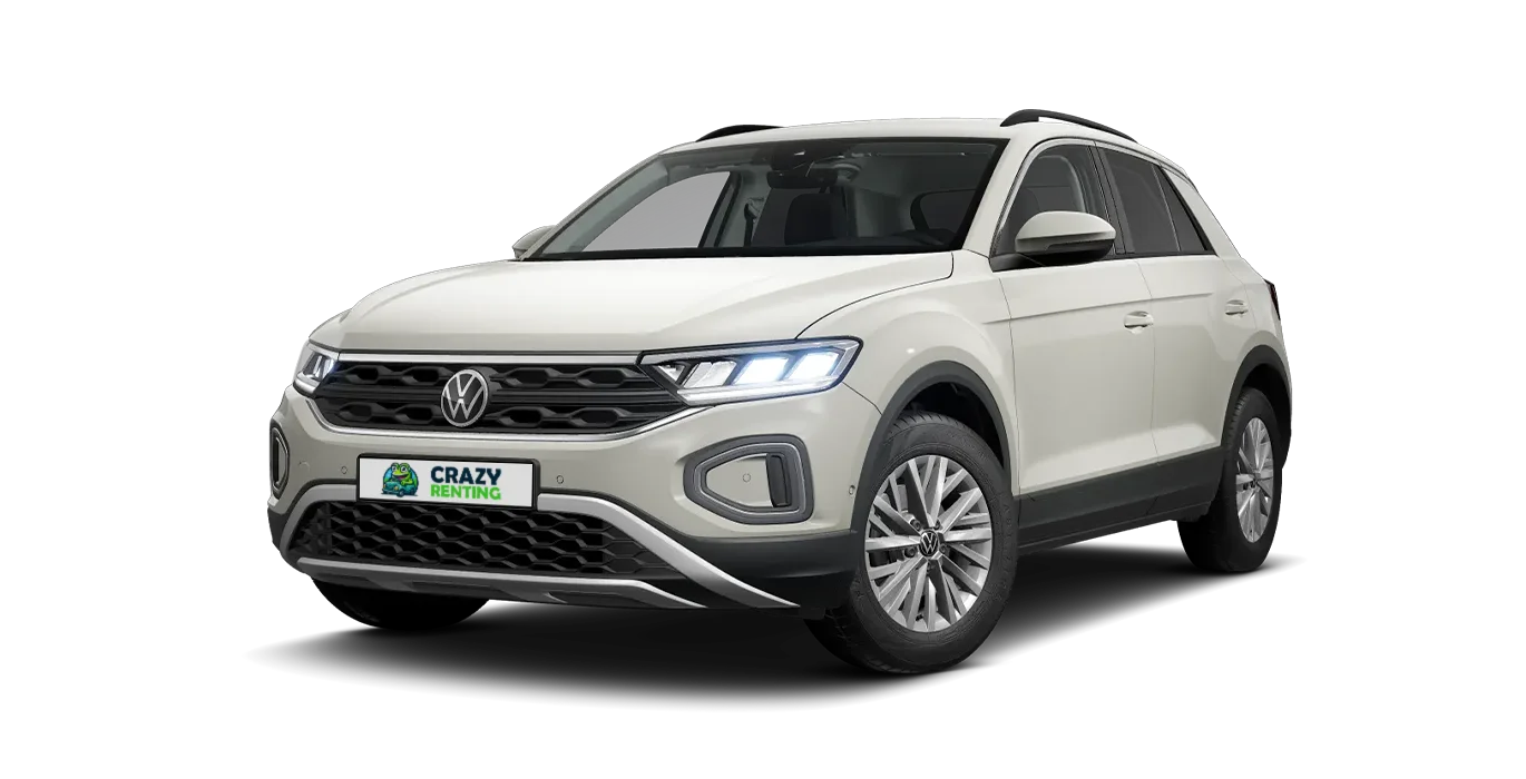 VOLKSWAGEN T Roc Mas 1.5 TSI DSG 7vel.1 sin fondo principal crazy | Crazy Renting