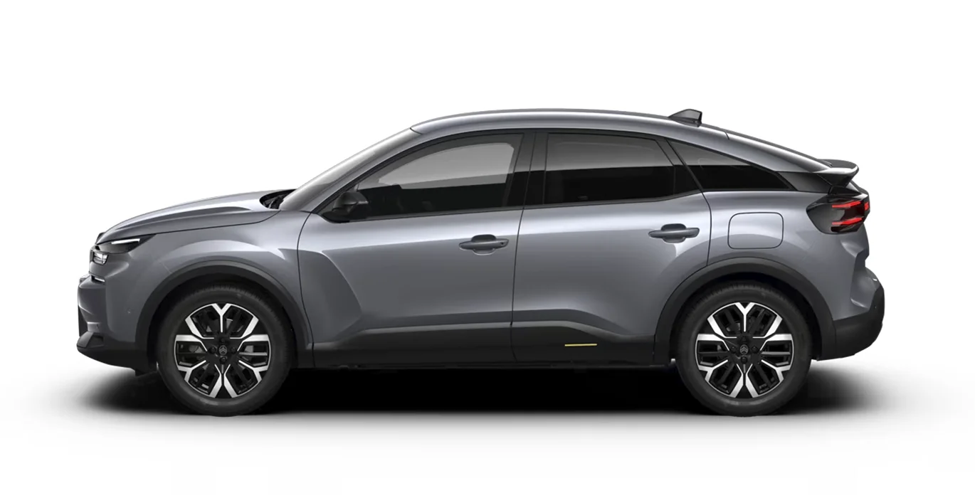 CITROEN C4 Hybrid Business Edition 3 CITROEN C4 Hybrid Business Edition lateral gris | Crazy Renting