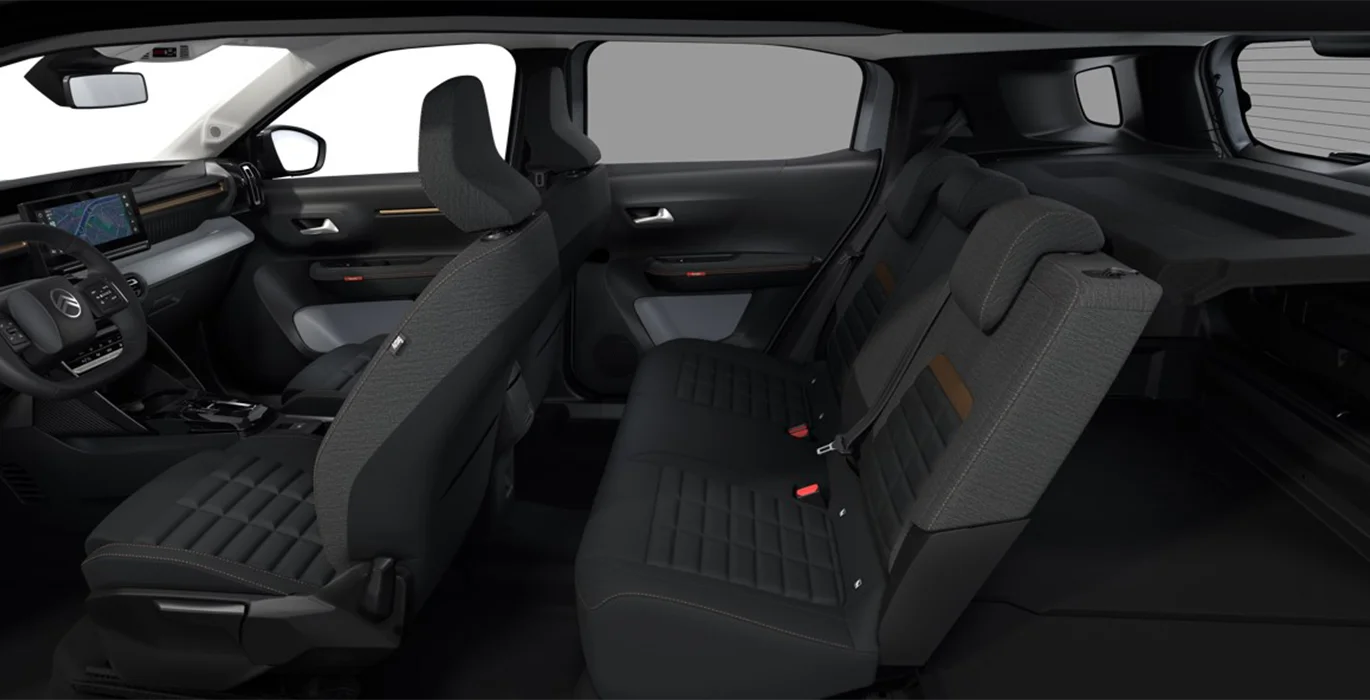Citroen C3 Aircross Hybrid 145 Ë-DCS6 MAX 6 Citroen C3 Aircross Hybrid 145 E DCS6 MAX interior trasera | Crazy Renting