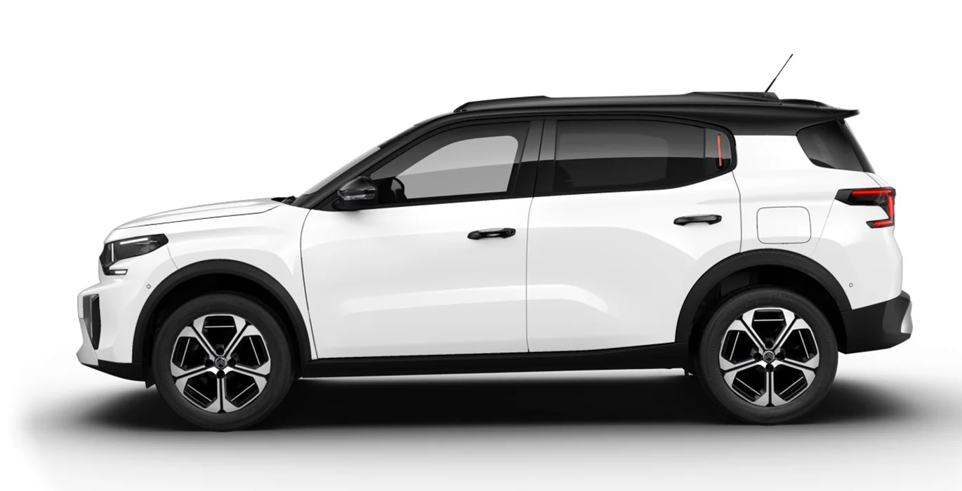 Citroen C3 Aircross Hybrid 145 Ë-DCS6 MAX 3 Citroen C3 Aircross Hybrid 145 E DCS6 MAX lateral | Crazy Renting