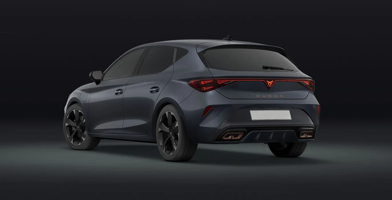 Cupra Leon 1.5 PHEV 204C 2 Cupra Leon 1.5 PHEV 204CV trasera | Crazy Renting