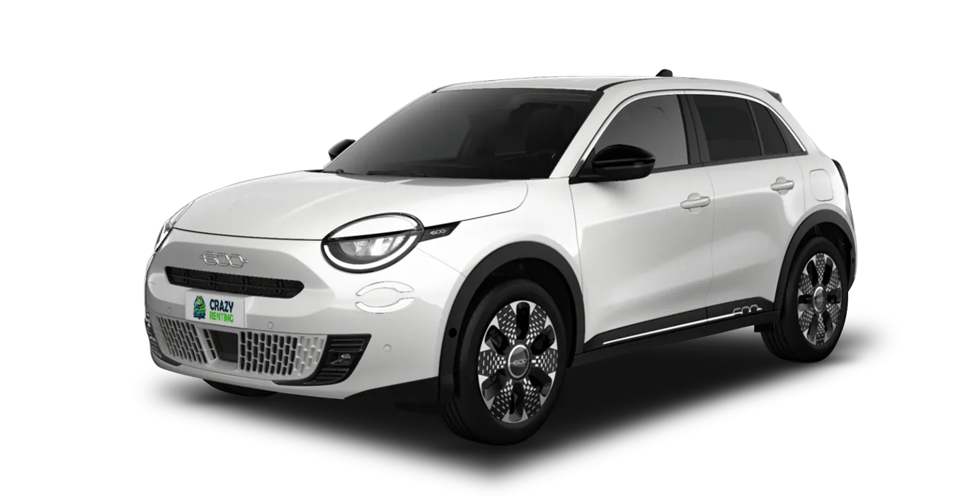 Fiat 600 MHEV LA PRIMA 1.2 145CV DDCT (AUTOMÁTICO) 1 Fiat 600 MHEV LA PRIMA 1.2 145CV DDCT AUTOMATICO sin fondo principal crazy | Crazy Renting