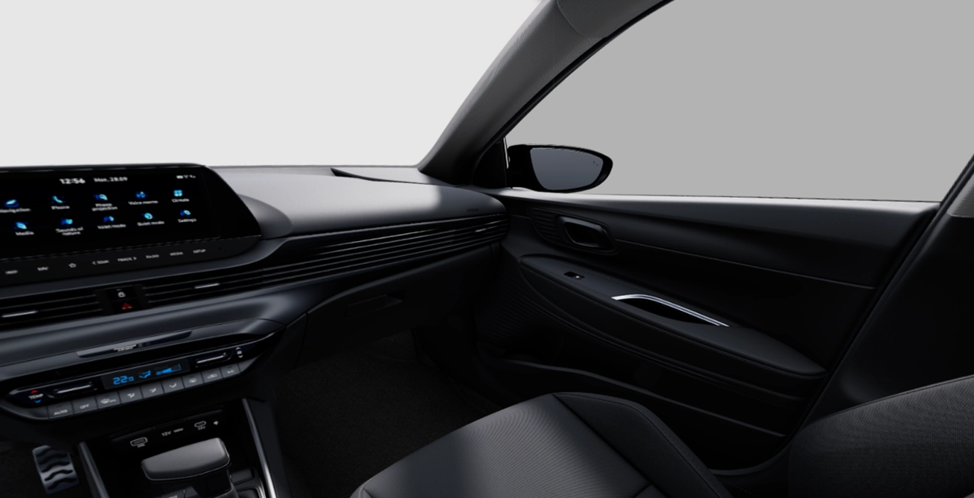 Hyundai Bayon 1.0 TGDI 74kW 100CV 48V Tecno DCT interior delantera II | Crazy Renting