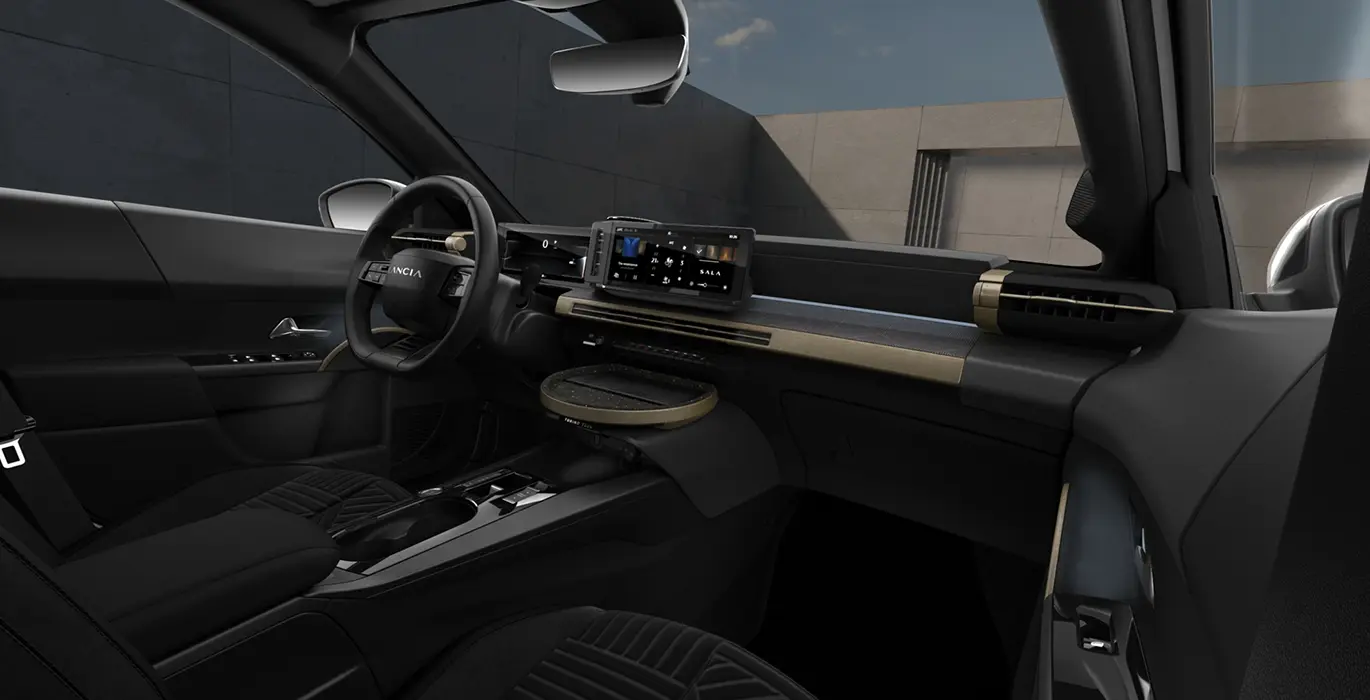 LANCIA YPSILON LX HYBRID 100CV (AUTOMÁTICO) 5 Lancia Ypsilon LX MHEV Hybrid 73kW interior delantera II | Crazy Renting