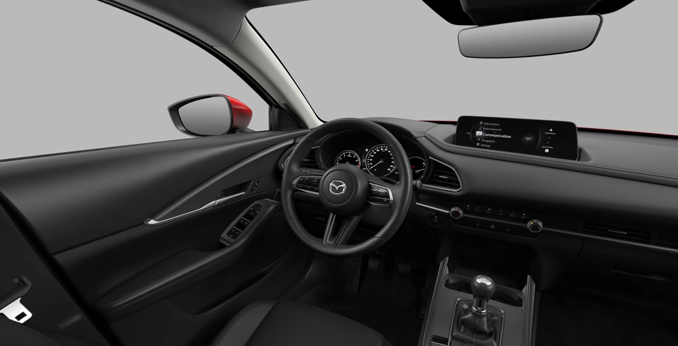 MAZDA CX-30 2.5L E-SKYACT G MHEV PRIME-LINE (MANUAL) 4 MAZDA CX 30 2.5L E SKYACT G MHEV PRIME LINE MANUAL interior delantera | Crazy Renting