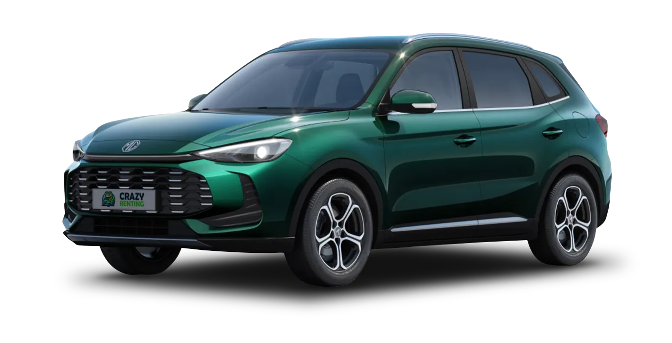 MG ZS Hybrid Comfort sin fondo principal crazy | Crazy Renting