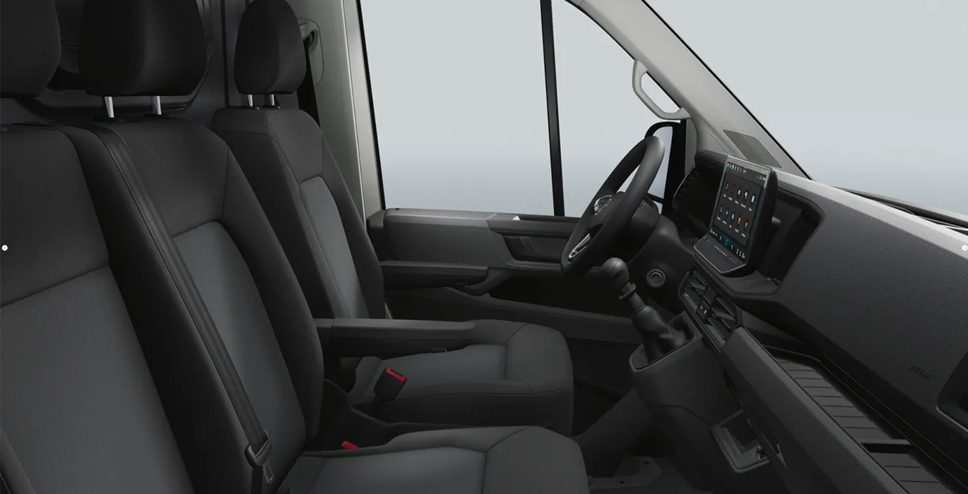 VOLKSWAGEN Crafter 35 Fresh Van BM L3 2.0 TDI FWD 103kW (140CV) - ISOTERMO 5 VOLKSWAGEN Crafter 35 Fresh Van BM L3 2.0 TDI FWD 103kW 140CV ISOTERMO interior delantera II | Crazy Renting