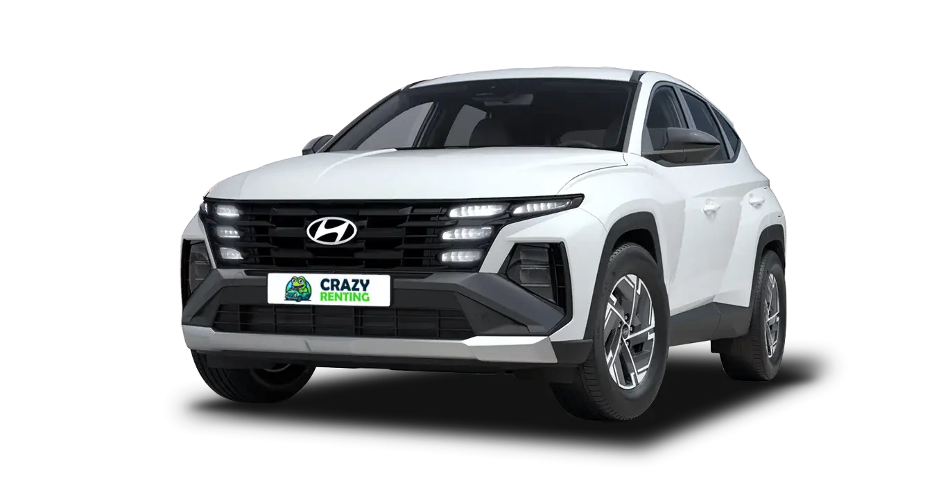Hyundai Tucson 1.6 TGDI 150cv Klass WHT 1 Hyundai Tucson 1.6 TGDI 160cv Klass WHT sin fondo principal crazy | Crazy Renting