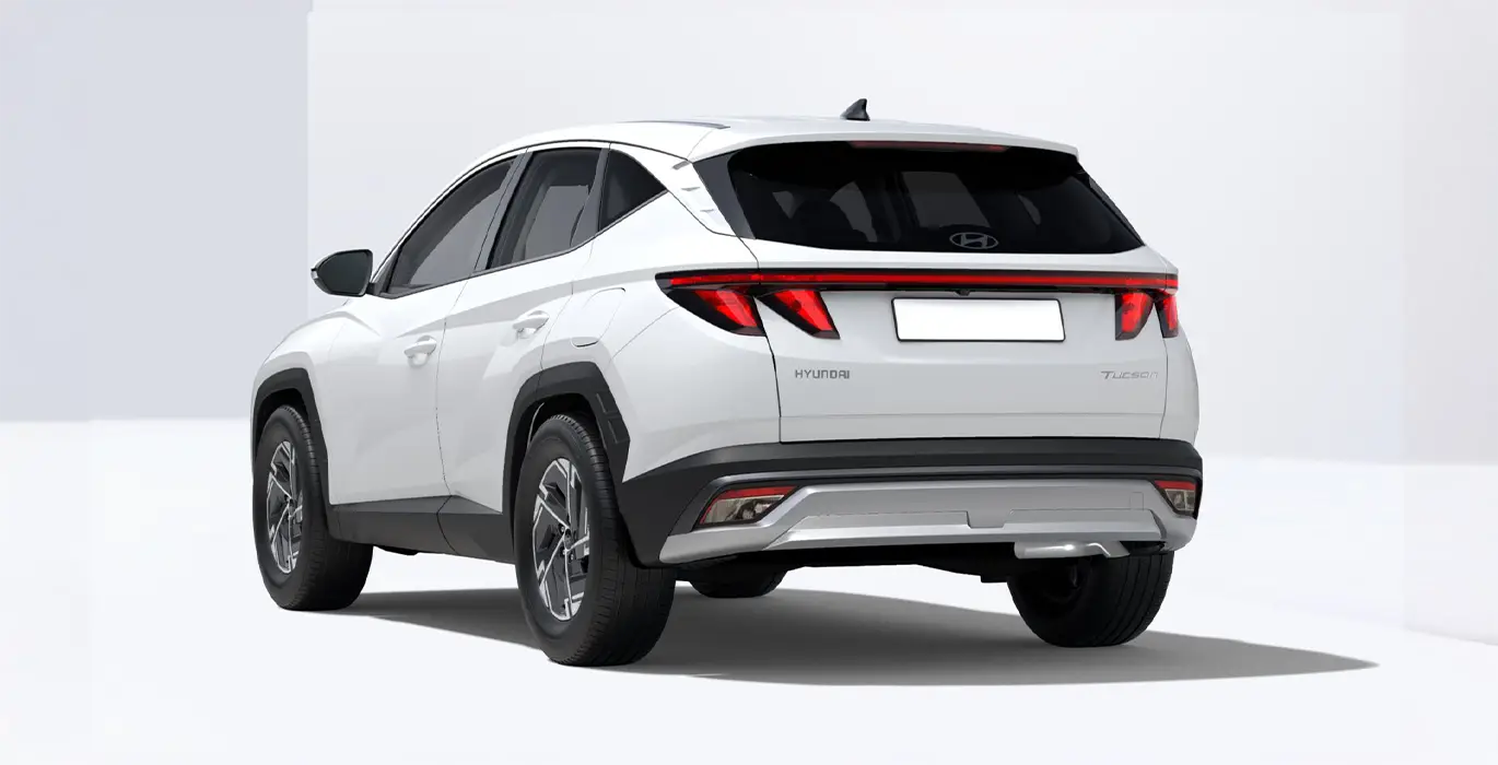 Hyundai Tucson 1.6 TGDI 150cv Klass WHT 2 Hyundai Tucson 1.6 TGDI 160cv Klass WHT trasera | Crazy Renting